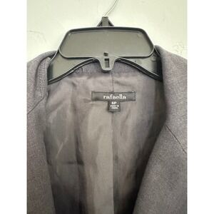 Rafaella Women's Gray‎ Blazer Petite Size 6P Career Business Jacket